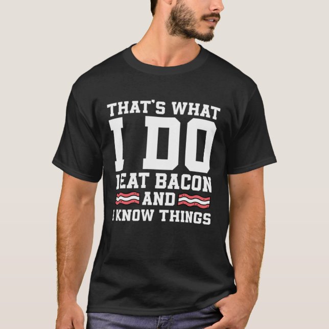 Camiseta Eu faço bacon (Frente)