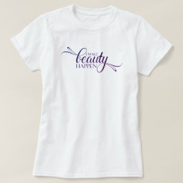 Camiseta Eu Faço Beleza Acontecer