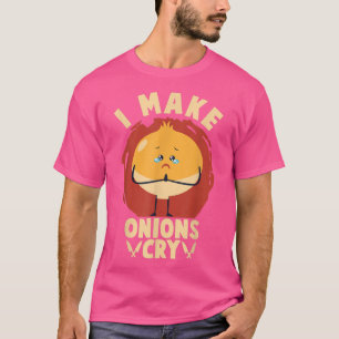 Camiseta Eu Faço Cebolas Chorar Cozinhar Engraçado Chef Cul