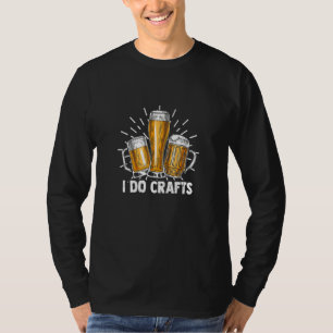 Camiseta Eu Faço Cerveja Artesanal Vintage Cerveja Bebendo 