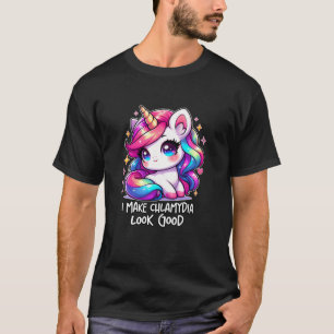 Camiseta EU FAÇO CHLAMYDIA PARECER BEM ENGRAÇADO Wei.