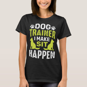 Camiseta Eu Faço Comandos Sit Dog Treinando Obediência Engr