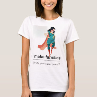Camiseta Eu faço famílias