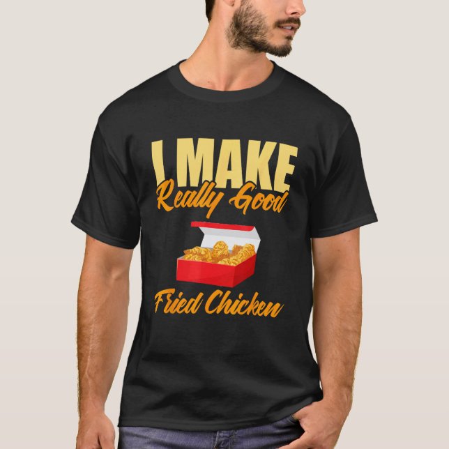 Camiseta Eu Faço Frango Frito Muito Bom (Frente)