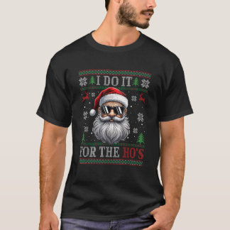 Camiseta Eu Faço Isso Para O Velho Pai Natal Engraçado