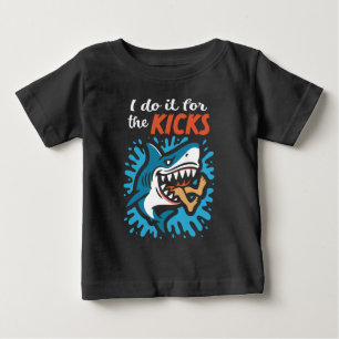 Camiseta Eu faço isso por prazer Tubarão