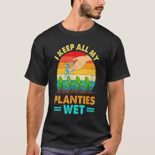 Camiseta Eu Faço-Lhes Planetas Molhados A Apanhar Jardinage