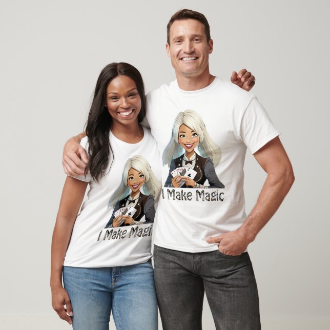 Camiseta Eu faço magia - magia (Unissex)