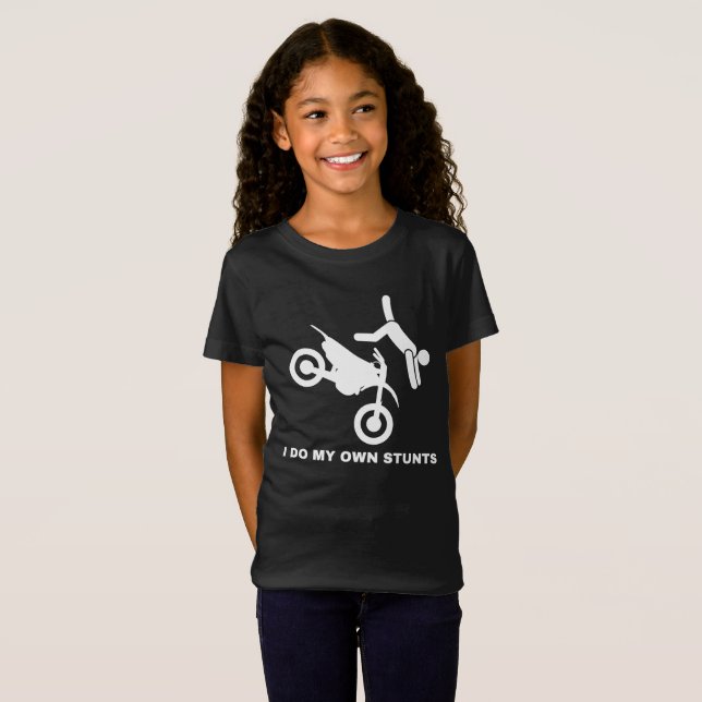 Camiseta Eu faço minhas próprias acrobacias (Frente Completa)