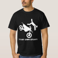 Eu faço minhas próprias acrobacias