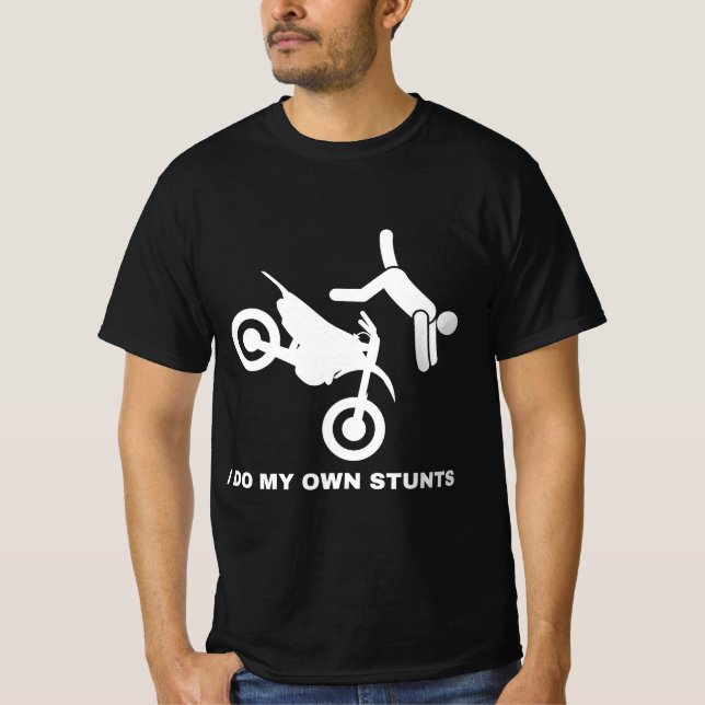 Camiseta Eu faço minhas próprias acrobacias (Frente)