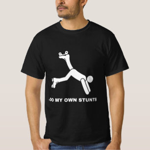 Camiseta Eu faço minhas próprias acrobacias