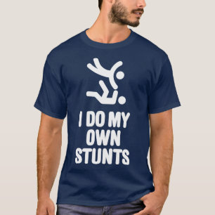 Camiseta Eu faço minhas próprias acrobacias engraçadas Judo