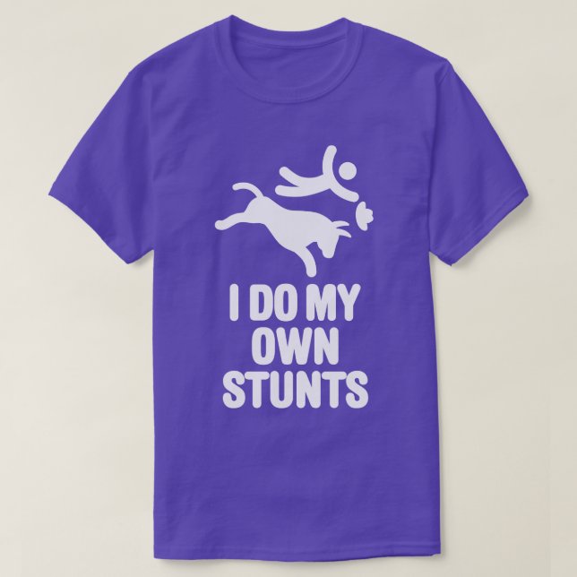 Camiseta Eu faço minhas próprias acrobacias, pau-brasil mon (Frente do Design)