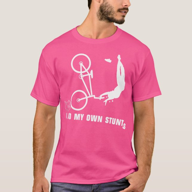 Camiseta Eu Faço Minhas Próprias Coisas Bmx Engraçado Caval (Frente)