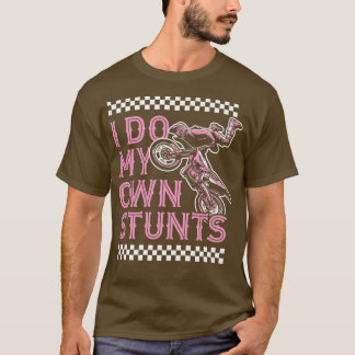 Camiseta Eu Faço Minhas Próprias Pedras Engraçadas Motocicl