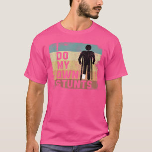 Camiseta Eu Faço Minhas Próprias Pedras Quebradas Perna Oss