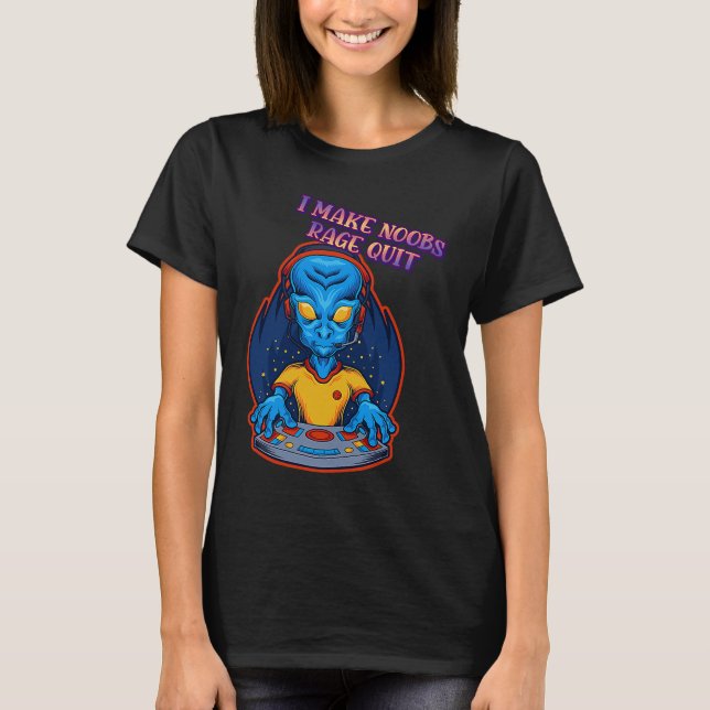Camiseta Eu Faço Noobs Ficar Engraçado Novidade (Frente)