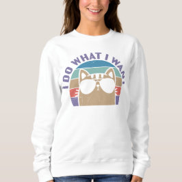 Camiseta Eu Faço o Que Eu Quero Amante de Gatos