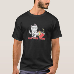 Camiseta Eu Faço O Que Eu Quero Gato