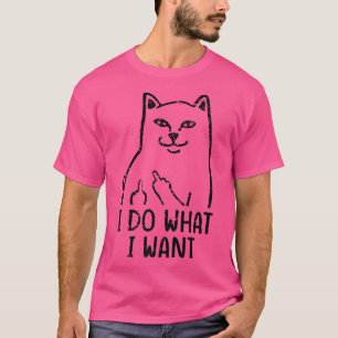 Camiseta Eu Faço O Que Eu Quero Gato De Gatinho Engraçado V