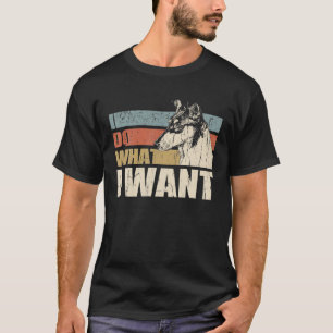 Camiseta Eu Faço O Que Eu Quero Que Collie Vintage Cony Su