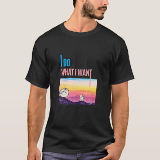 Camiseta Eu Faço O Que Eu Quero Que Gato Alugue Engraçado