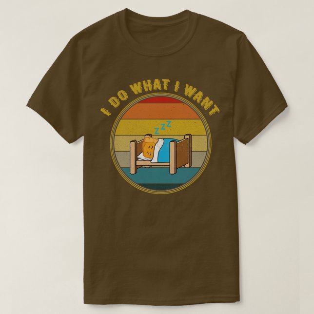 Camiseta Eu Faço O Que Eu Quero Que O Nugget De Frango Dorm (Frente do Design)