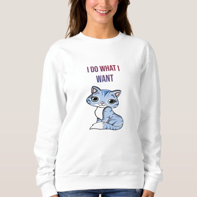 Camiseta Eu Faço O Que Quero - Cat (Frente)