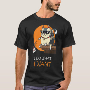 Camiseta Eu Faço O Que Quero Com Café Preto Café Da Gata Ve