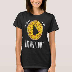 Camiseta Eu Faço O Que Quero Pizza Brat Meme Fatia Central