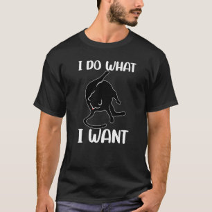 Camiseta Eu Faço O Que Quero Sarcasmo Gato Bunda Donos de G