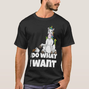 Camiseta Eu Faço O Que Quero, Unicórnio Zangado