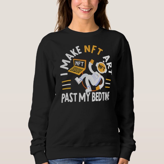 Camiseta Eu Faço Passar A Minha Bedtime Não Fungível Cripto (Frente)