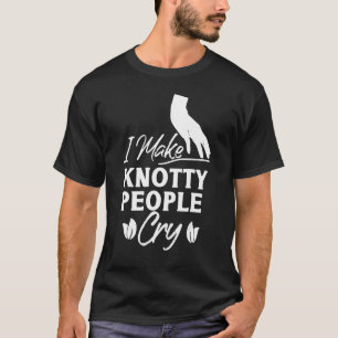 Camiseta Eu faço Pessoas do Knotty para a massagem do terap