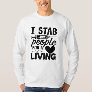 Camiseta Eu Faço Pessoas Para Um Presente De Enfermeira De
