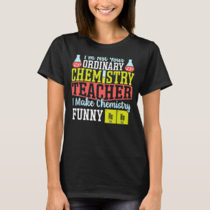 Camiseta Eu Faço Química Engraçada Professor de Química Ciê