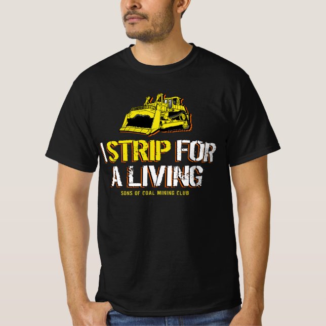 CAMISETA EU FAÇO STRIP PARA VIVER (Frente)