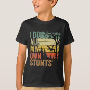 Camiseta Eu Faço Todos os Meus Próprios Estunts Arborista P