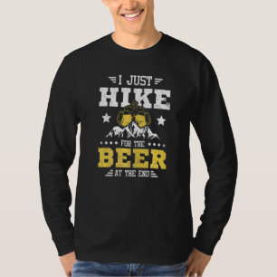 Camiseta Eu faço trilha para a cerveja trekking