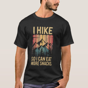 Camiseta Eu Faço Trilhas Para Poder Comer Mais Lanches Dive