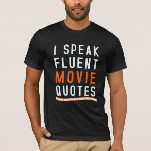 Camiseta Eu Falo Cotações De Filme Fluentes