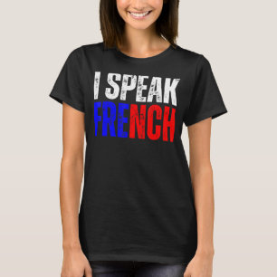 Camiseta Eu Falo Dicionário Francês Je Parle En Fra