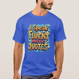 Camiseta Eu Falo Filme Fluente Cita Filme Engraçado Buff En