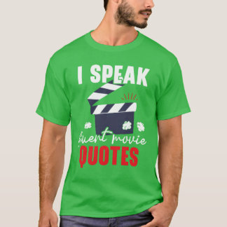 Camiseta Eu Falo Filme Fluente Citando Filme Filme Filme Ci