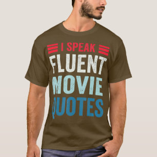 Camiseta Eu Falo Filme Fluente Citando Humor do Filme