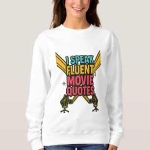 Camiseta Eu Falo Filme Fluente Citando Neon Hollywood Art