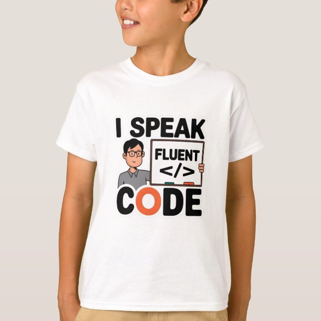 Camiseta Eu Falo Fluent Code (Frente)