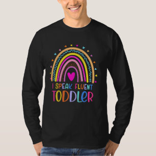 Camiseta Eu Falo Fluent Toddler Engraçado Pré-K Daycare Pre