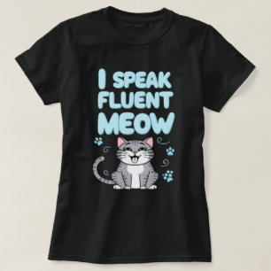 Camiseta Eu Falo "Meow Blade Womens"